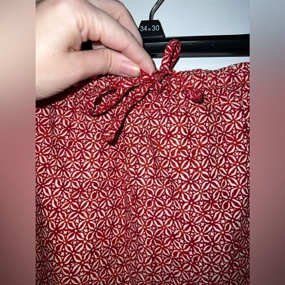 Vintage 90s Y2K skirt Drawstring small 100% Cotton - Picture 2 of 8